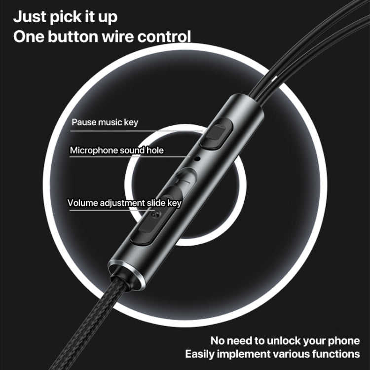 Yesido YH40 3.5mm Plug Wired HiFi Sound Music Earphones with Mic by Yesido