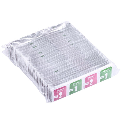 100pcs Dry-Wet Wipes Screen Protectors Accessories Alcohol for Pad Mobile Phone Watch Screen Cleaning Cloth, Size: 3 x 4cm / Piece by DIYLooks