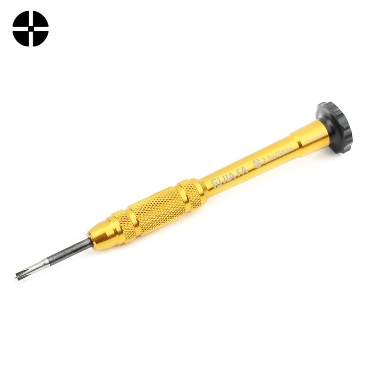 JIAFA JF-609-2.5 Hollow Cross Tip 2.5 Middle Bezel Repair Screwdriver(Gold) by JIAFA