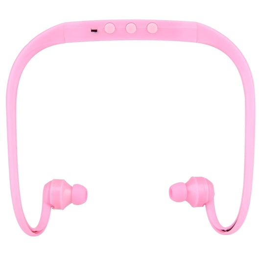 506 Life Waterproof Sweatproof Stereo Wireless Sports Earbud Earphone In-ear Headphone Headset with Micro SD Card Slot, For Smart Phones & iPad & Laptop & Notebook & MP3 or Other Audio Devices, Maximum SD Card Storage: 8GB(Pink) by bashfashion