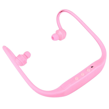 506 Life Waterproof Sweatproof Stereo Wireless Sports Earbud Earphone In-ear Headphone Headset with Micro SD Card Slot, For Smart Phones & iPad & Laptop & Notebook & MP3 or Other Audio Devices, Maximum SD Card Storage: 8GB(Pink) by bashfashion