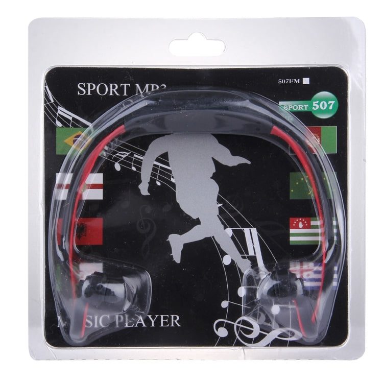 507 Life Waterproof Sweatproof Stereo Wireless Sports Earbud Earphone In-ear Headphone Headset with Micro SD Card Slot, For Smart Phones & iPad & Laptop & Notebook & MP3 or Other Audio Devices, Maximum SD Card Storage: 32GB(Red) by bashfashion