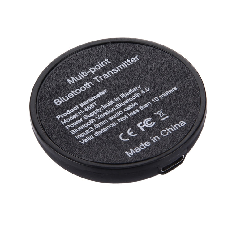 H366T Portable Multi-point Bluetooth 4.0 Audio Transmitter for iPhone, Samsung, HTC, Sony, Google, Huawei, Xiaomi and other Smartphones by bashfashion