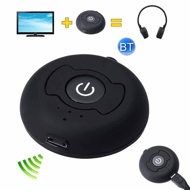 H366T Portable Multi-point Bluetooth 4.0 Audio Transmitter for iPhone, Samsung, HTC, Sony, Google, Huawei, Xiaomi and other Smartphones by bashfashion