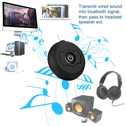 H366T Portable Multi-point Bluetooth 4.0 Audio Transmitter for iPhone, Samsung, HTC, Sony, Google, Huawei, Xiaomi and other Smartphones by bashfashion