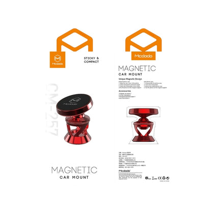 Mcdodo CM-2571 Yao Series Car Air Outlet Vent Mount Phone Holder Stand, For iPhone, Samsung, Huawei, Lenovo, Xiaomi, Sony, HTC(Red) by Mcdodo