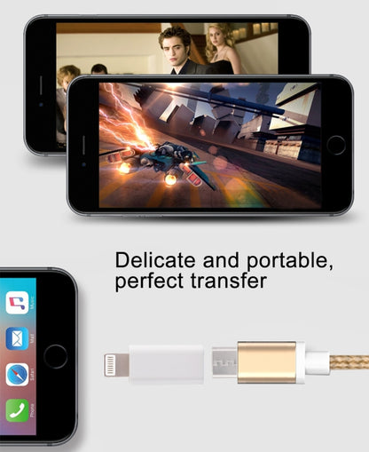 ENKAY Hat-Prince HC-6 Mini ABS USB-C / Type-C 3.1 to 8 Pin Port Connector Adapter(White) by ENKAY