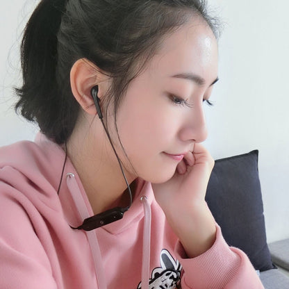 BT-10 Wireless Bluetooth Ear Headphone Sports Headset with Microphones, for Smartphone, Built-in Bluetooth Wireless Transmission, Transmission Distance: within 10m(White) by bashfashion