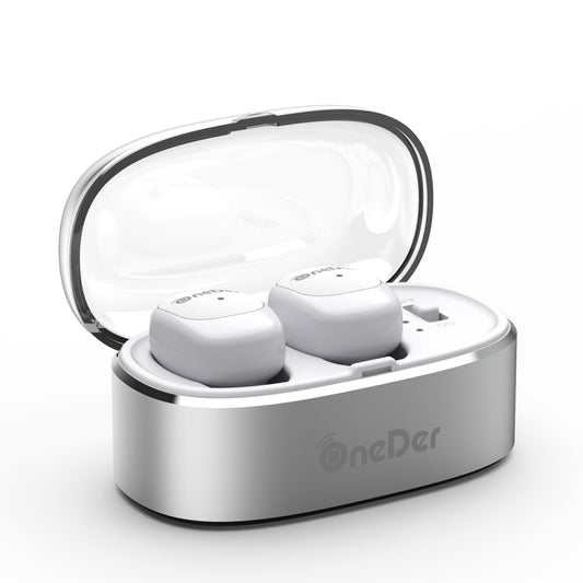 Oneder W11 True TWS Wireless Bluetooth Earphones Earbuds Stereo Headset(White) by OneDer