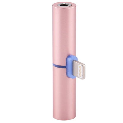 8 Pin Male to 3.5mm Female Earphone Audio Adapter for iPhone, iPad, iPod(Rose Gold) by bashfashion