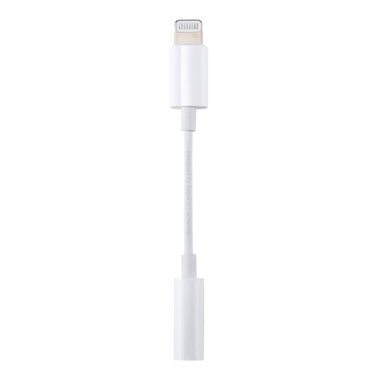 8 Pin 3.5mm Earphone Audio Adapter, Line Length: 8cm(White) by bashfashion