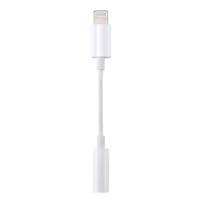 8 Pin 3.5mm Earphone Audio Adapter, Line Length: 8cm(White) by bashfashion