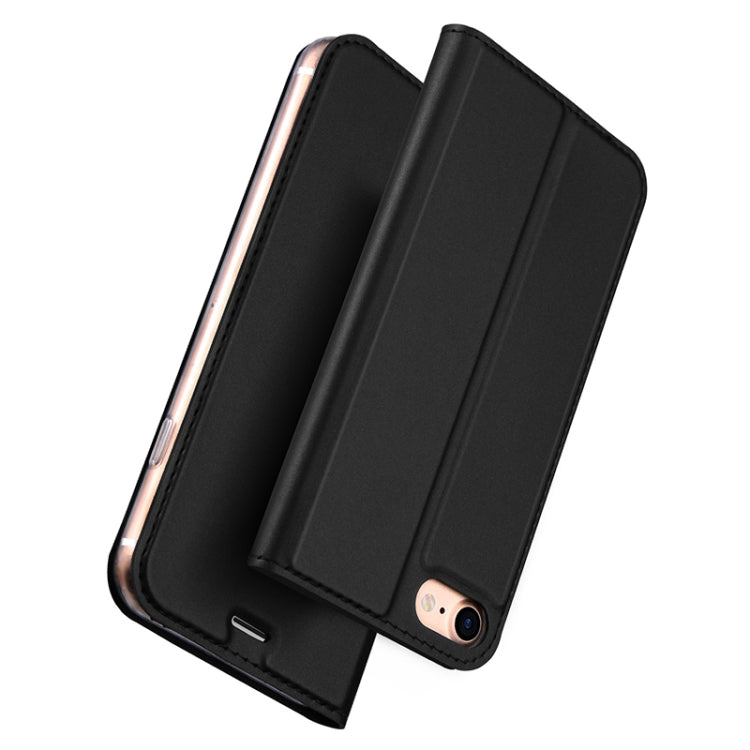 DUX DUCIS Skin Pro Series Leather Case for iPhone SE 2022 / SE 2020 / 8 / 7(Black) by DUX DUCIS