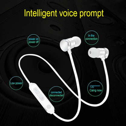 X3 Magnetic Absorption Sports Bluetooth 5.0 In-Ear Headset with HD Mic, Support Hands-free Calls, Distance: 10m(Black) by bashfashion