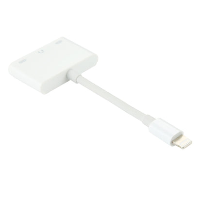 8 Pin Male to Dual 8 Pin Female & 3.5mm Female Audio Adapter by bashfashion