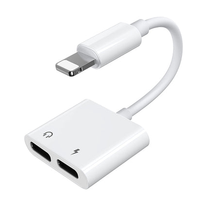 JOYROOM S-Y104 Ben Series Apple Dual Lightning Adapter, Length: 1.2m(White) by JOYROOM