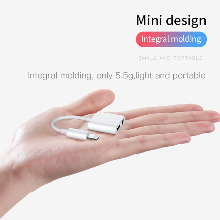 JOYROOM S-Y104 Ben Series Apple Dual Lightning Adapter, Length: 1.2m(White) by JOYROOM