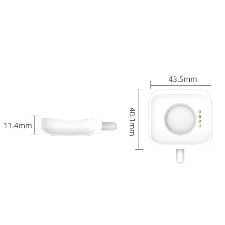 For OPPO Watch 41mm Smart Watch Magnetic Charger Charging Base(White) by bashfashion