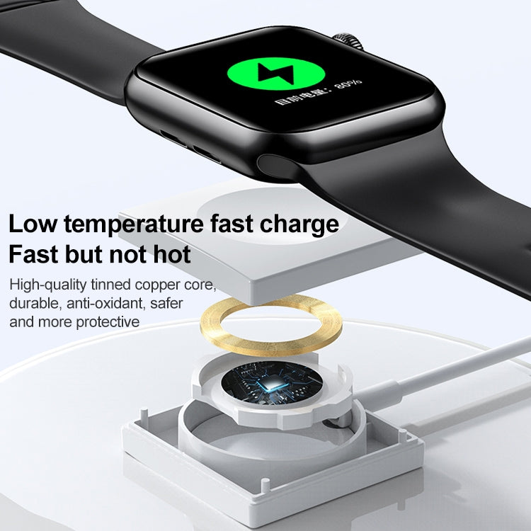adj-981 Portable Magnetic Wireless Charger for Apple Watch (Black) by bashfashion