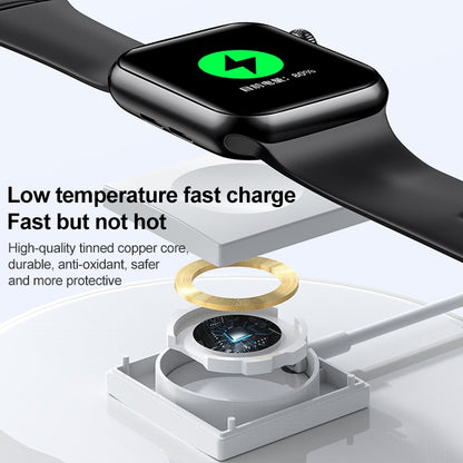 adj-981 Portable Magnetic Wireless Charger for Apple Watch (White) by bashfashion
