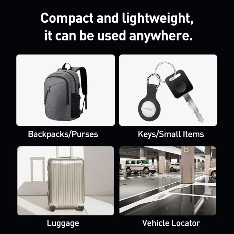 MOMAX PINTAG BR5 Wireless Positioning Anti-lost Device(White) by MOMAX