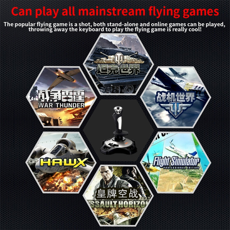 PXN PXN-2113 PC Game Imitate Flight Controller Flying Rocker by bashfashion