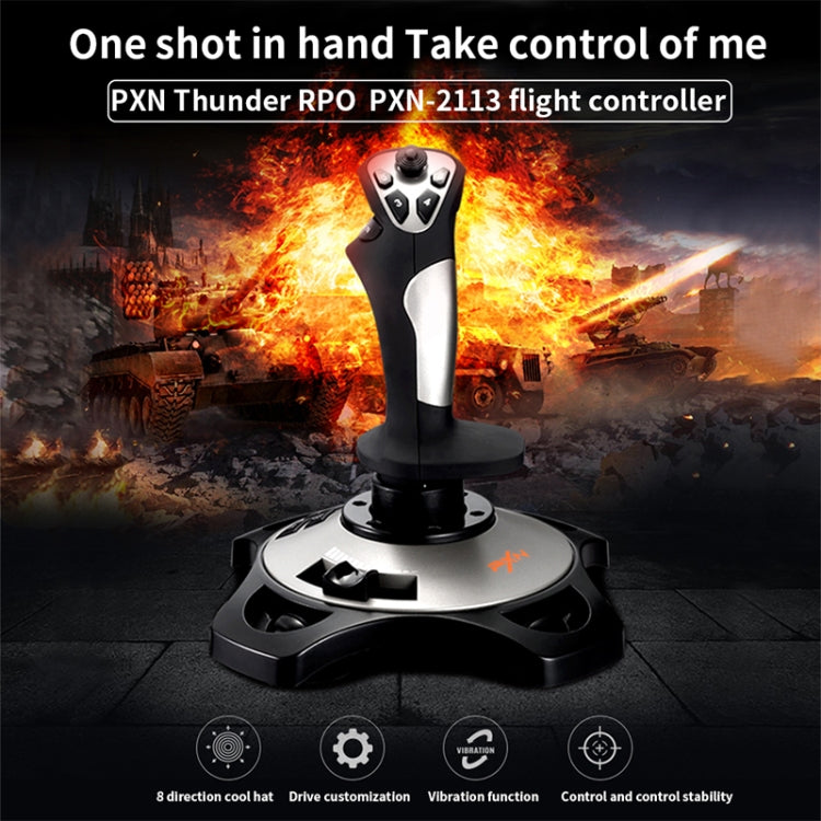 PXN PXN-2113 PC Game Imitate Flight Controller Flying Rocker by bashfashion