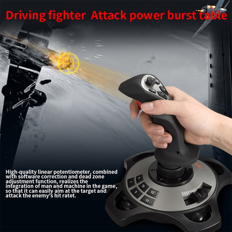 PXN PXN-2113 PC Game Imitate Flight Controller Flying Rocker by bashfashion
