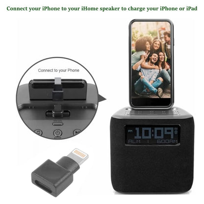 8 Pin Female to 8 Pin Male Trapezoid Adapter (Black) by bashfashion