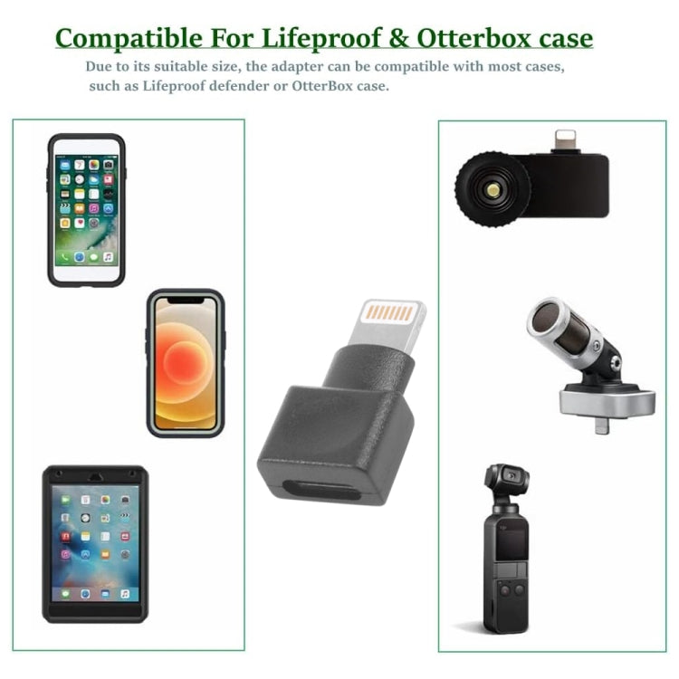 8 Pin Female to 8 Pin Male Trapezoid Adapter (Black) by bashfashion