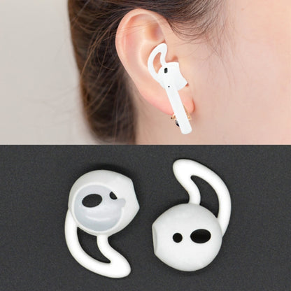 2pcs Wireless Bluetooth Earphone Silicone Ear Caps Earpads for Apple AirPods(White) by bashfashion