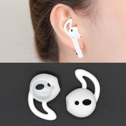 2pcs Wireless Bluetooth Earphone Silicone Ear Caps Earpads for Apple AirPods(White) by bashfashion