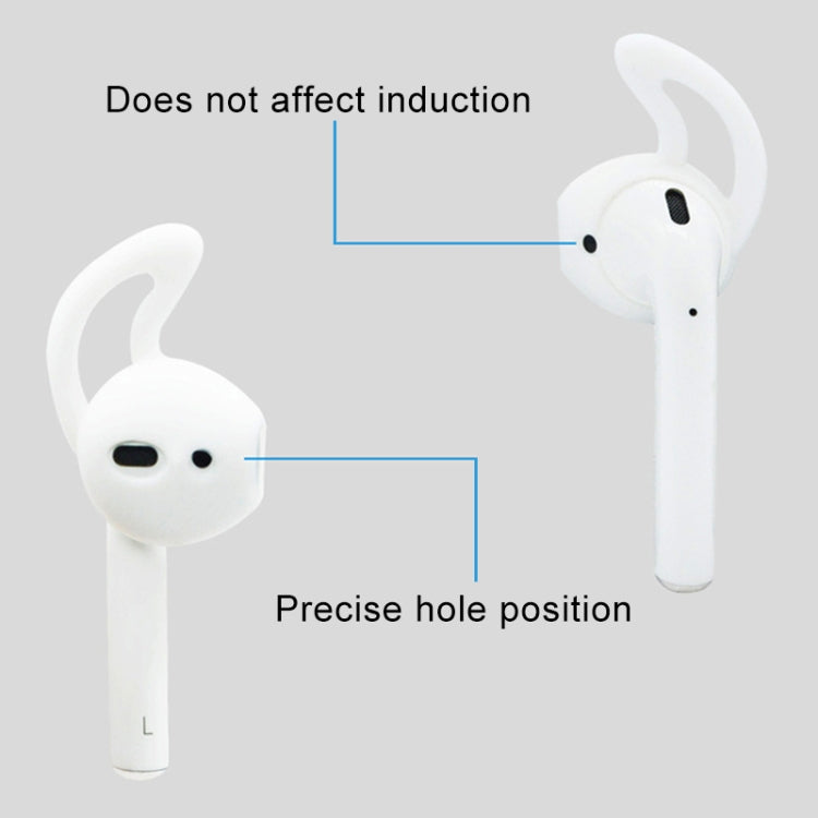 2pcs Wireless Bluetooth Earphone Silicone Ear Caps Earpads for Apple AirPods(White) by bashfashion