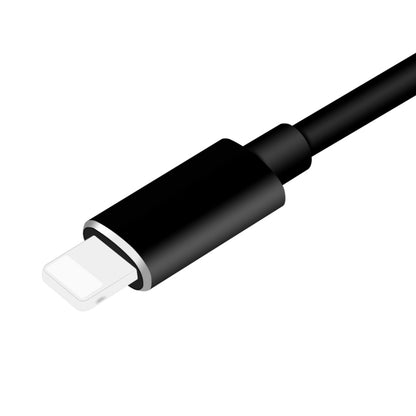 ENKAY Hat-prince HC-15 8 Pin + 3.5mm Jack to 8 Pin Charge Audio Adapter Cable, Support up to iOS 15.0(Black) by ENKAY