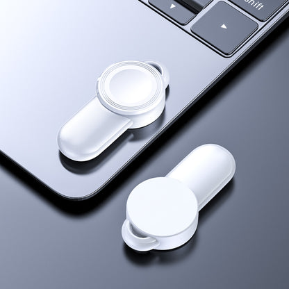 K02 Universal Portable Magnetic Wireless Charger for Apple Watch Series 6 / 5 / SE / 4 / 3 / 2 / 1(White) by bashfashion