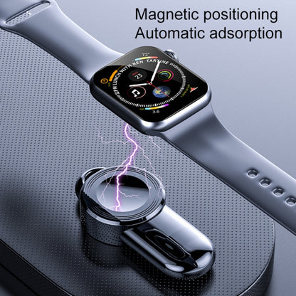 K02 Universal Portable Magnetic Wireless Charger for Apple Watch Series 6 / 5 / SE / 4 / 3 / 2 / 1(Black) by bashfashion
