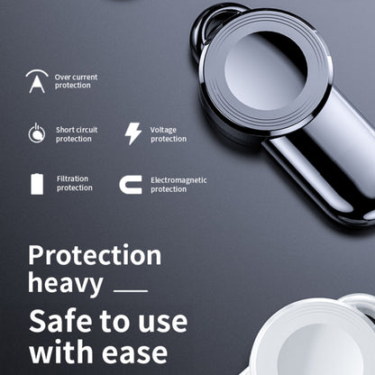 K02 Universal Portable Magnetic Wireless Charger for Apple Watch Series 6 / 5 / SE / 4 / 3 / 2 / 1(Black) by bashfashion