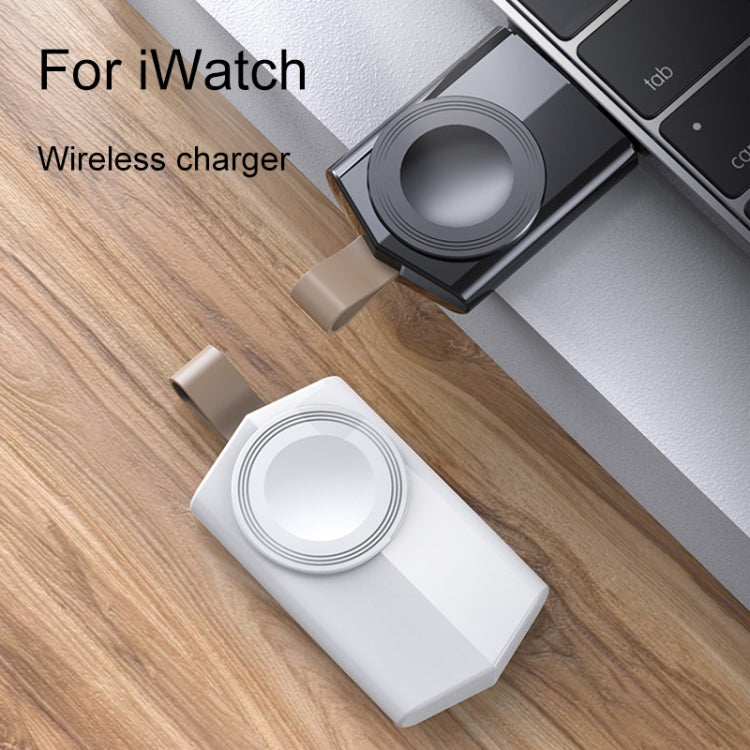 K03 Universal Portable Magnetic Wireless Charger for Apple Watch Series 6 / 5 / SE / 4 / 3 / 2 / 1 (Black) by bashfashion