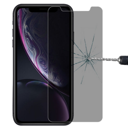 For iPhone 11 / XR 9H 3D Privacy Anti-glare Non-full Screen Tempered Glass Screen Protector by bashfashion
