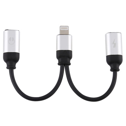 12cm 8 Pin Male to Dual 8 Pin Female Adapter Cable, For iPhone XR / iPhone XS MAX / iPhone X & XS / iPhone 8 & 8 Plus / iPhone 7 & 7 Plus / iPhone 6 & 6s & 6 Plus & 6s Plus / iPad, Support IOS 11.2(Silver) by bashfashion
