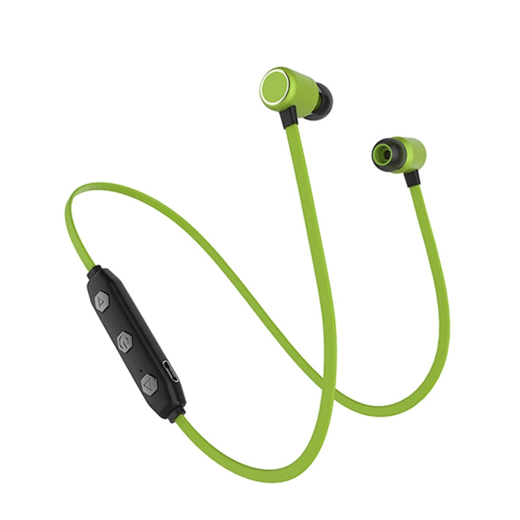 XRM-X4 Sports IPX4 Waterproof Magnetic Earbuds Wireless Bluetooth V4.2 Stereo Headset with Mic, For iPhone, Samsung, Huawei, Xiaomi, HTC and Other Smartphones(Green) by bashfashion