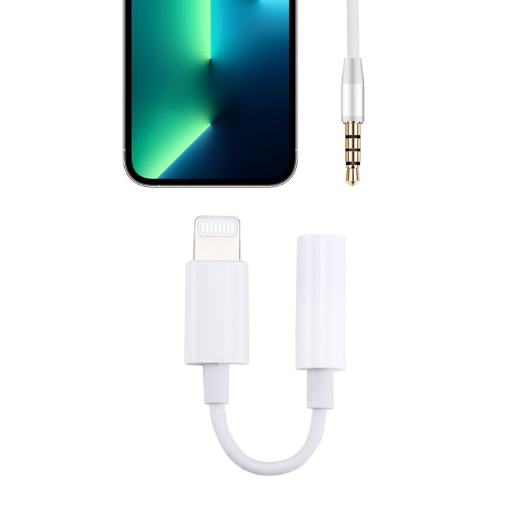 8 Pin Male to 3.5mm Female Audio Adapter Cable, Need to Connect Bluetooth, Length: about 7.5cm by bashfashion