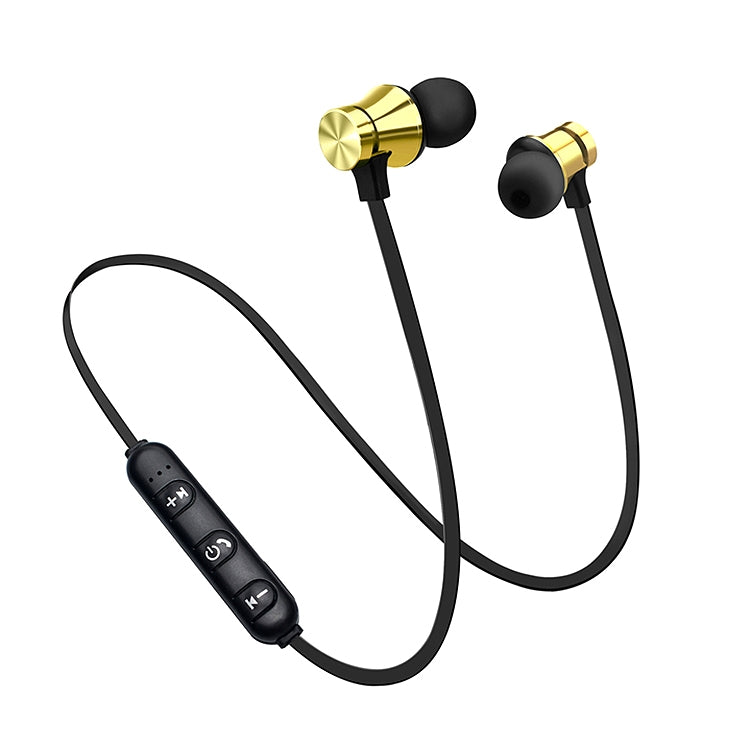 XT11 Magnetic In-Ear Wireless Bluetooth V4.2 Earphones(Gold) by bashfashion