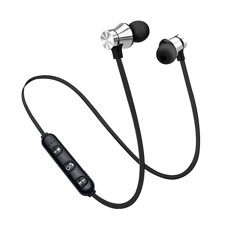 XT11 Magnetic In-Ear Wireless Bluetooth V4.2 Earphones(Silver) by bashfashion