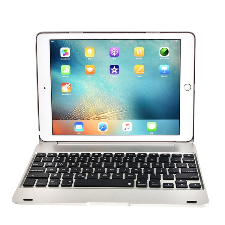 For iPad Pro 9.7 inch / iPAD Air 2 Horizontal Flip Tablet Case + Bluetooth Keyboard(Silver) by bashfashion