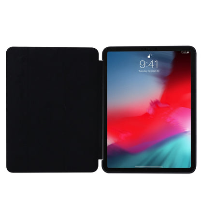 For iPad Pro 11 (2020) PC + PU Leather Tablet Case with Three-folding Holder(Dark Green) by bashfashion