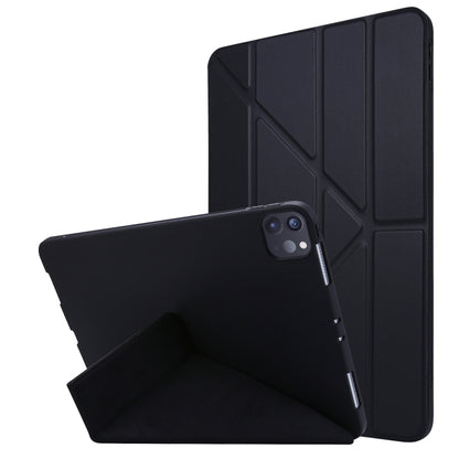For iPad Pro 11 (2020) TPU Horizontal Deformation Flip Leather Tablet Case with Holder (Black) by bashfashion