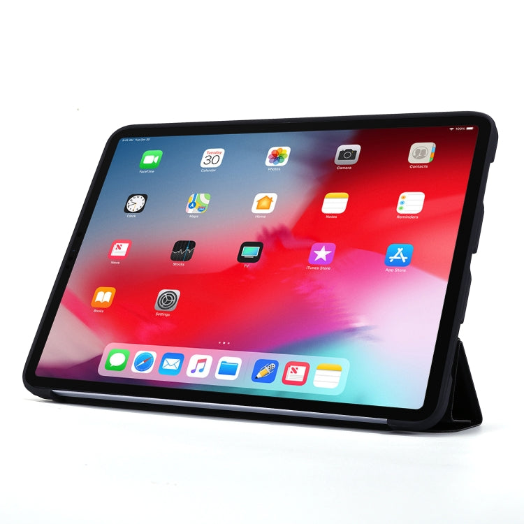 For iPad Pro 11 (2020) TPU Horizontal Deformation Flip Leather Tablet Case with Holder (Black) by bashfashion