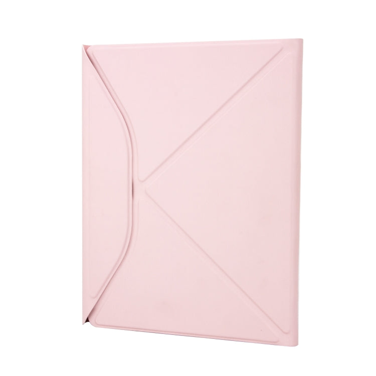 Z102B Pen Slot Bluetooth Keyboard Leather Tablet Case For iPad 10.2 2021/2020/2019 (Pink) by bashfashion