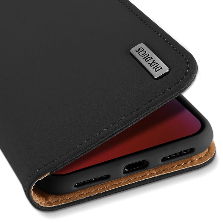 For iPhone XR DUX DUCIS WISH Series TPU + PU + Leather Case with Card Slots & Wallet (Black) by DUX DUCIS